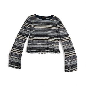 Almost Famous Multicolor Striped Long Sleeve Top